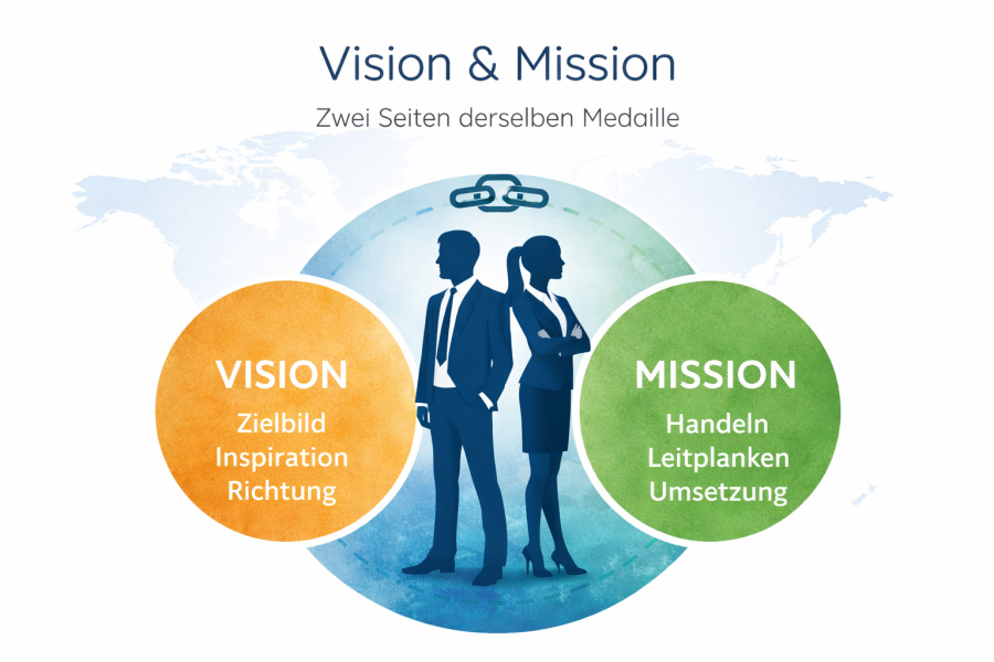 Vision und Mission - Zwei Seiten derselben Medaille