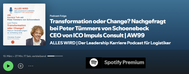 Auschnitt Podcast Spotify