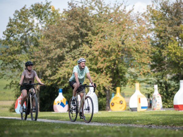 Durch Iphofen radeln und viel Interessantes entdecken