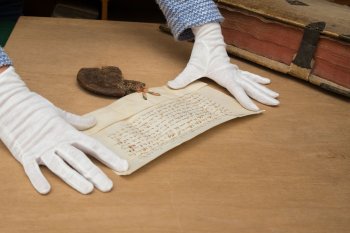 Iphöfer Urkunde aus längst vergangener Zeit