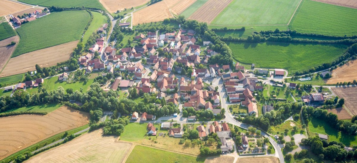 Luftaufnahme von Mönchsondheim