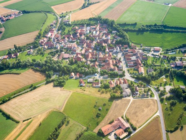Luftaufnahme von Mönchsondheim