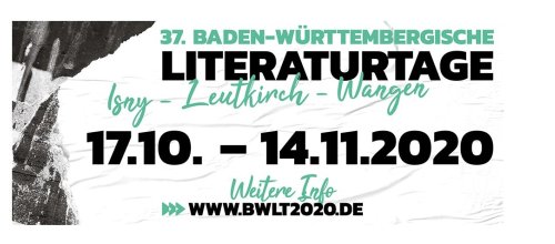 Logo: 37. Baden-Württembergische Literaturtage 2020