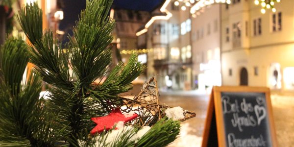 Weihnachtsstimmung in der Innenstadt in der Adventszeit