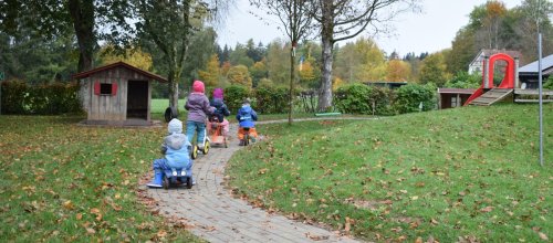 Neuer Fahrtrail im Kindergarten