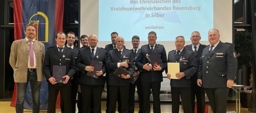 Ehrungen Hauptversammlung Feuerwehr Isny 2025