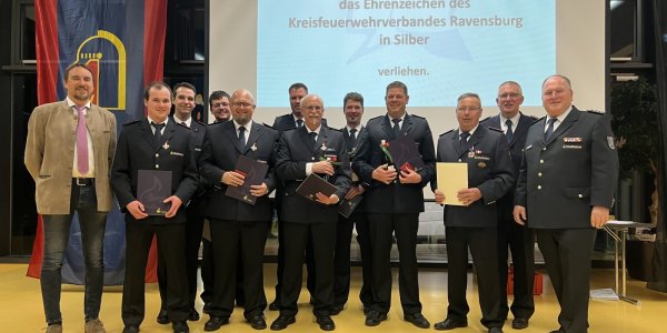 Ehrungen Hauptversammlung Feuerwehr Isny 2025