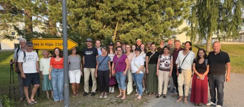 Fröhliche Stimmung bei der Reisegruppe in Sotkamo