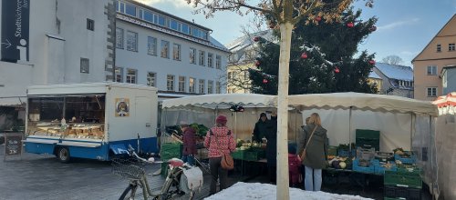 Der Isnyer Wochenmarkt ist eine Institution. Foto: Stadt Isny