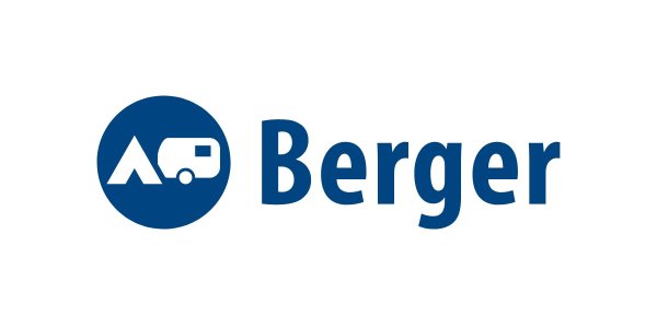 Logo Fritz Berger Logo der Fritz Berger GmbH, die deutschlandweit in über 70 Filialen, so auch am Standort Isny im Allgäu, Campingbedarf vertreibt