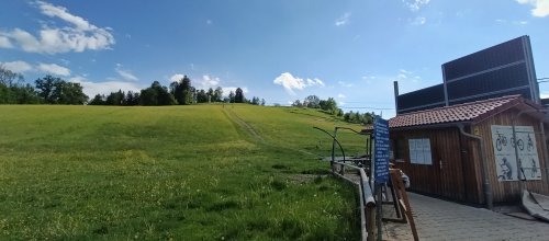 An der Felderhalde herrscht gerade Stillstand. Foto: Stadt Isny/Michael Panzram