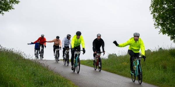 Gruß von der Strecke des Allgäu Radmarathons.