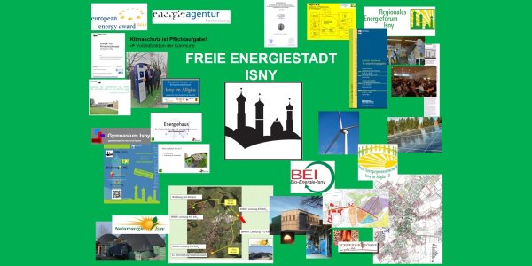 Übersicht mit allen Akteueren der Energiestadt Isny im Allgäu