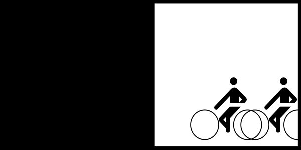 Otl Aicher Piktogramm: Radfahrer