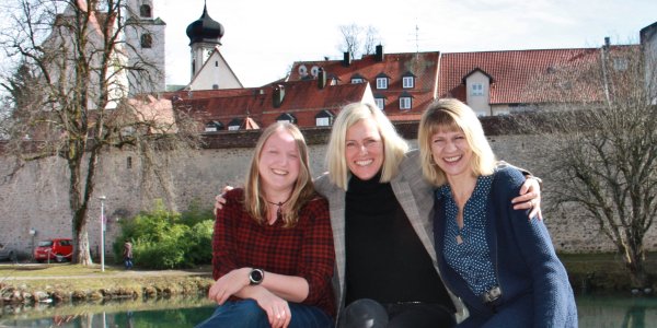 Christiane Brockhoff, Kathrin Mechler und Milena Fink - das Team Stadtmarketing der Isny Marketing GmbH
