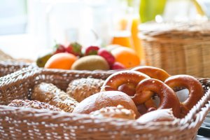Das Frühstücksbuffet im Hotel Kaisers - Das kleine Stadthotel in Sonthofen