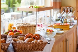 Das Frühstücksbuffet im Hotel Kaisers - Das kleine Stadthotel in Sonthofen
