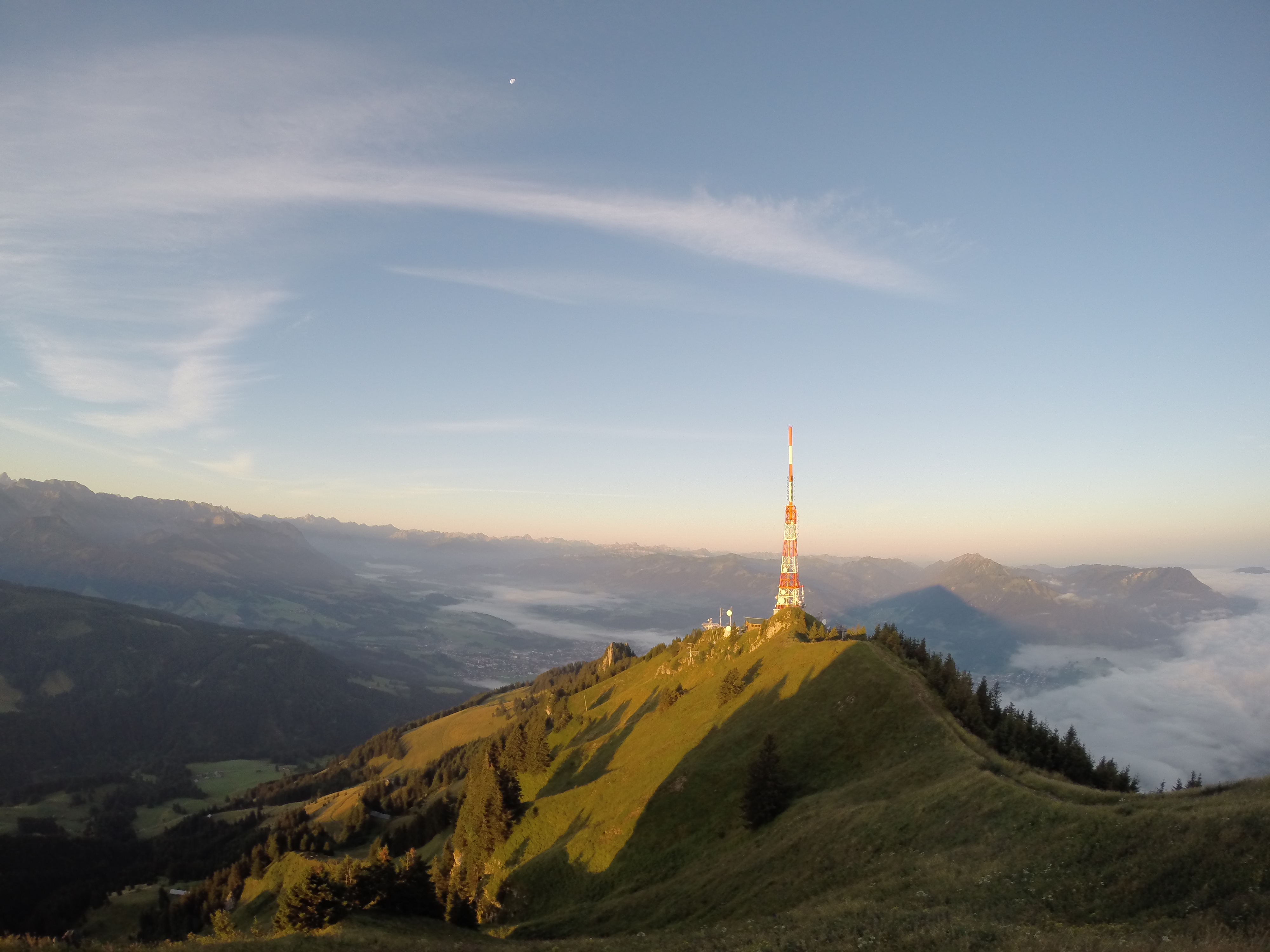 Der Sendemast am Grünten