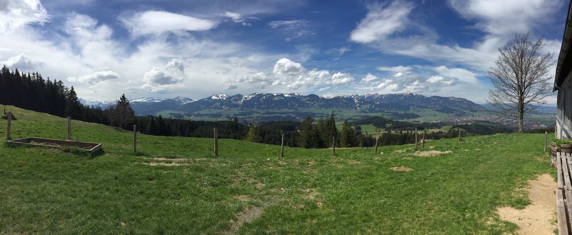 Aussicht am Sonthofer Hof