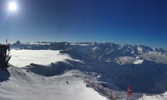 Skifahren am Nebelhorn