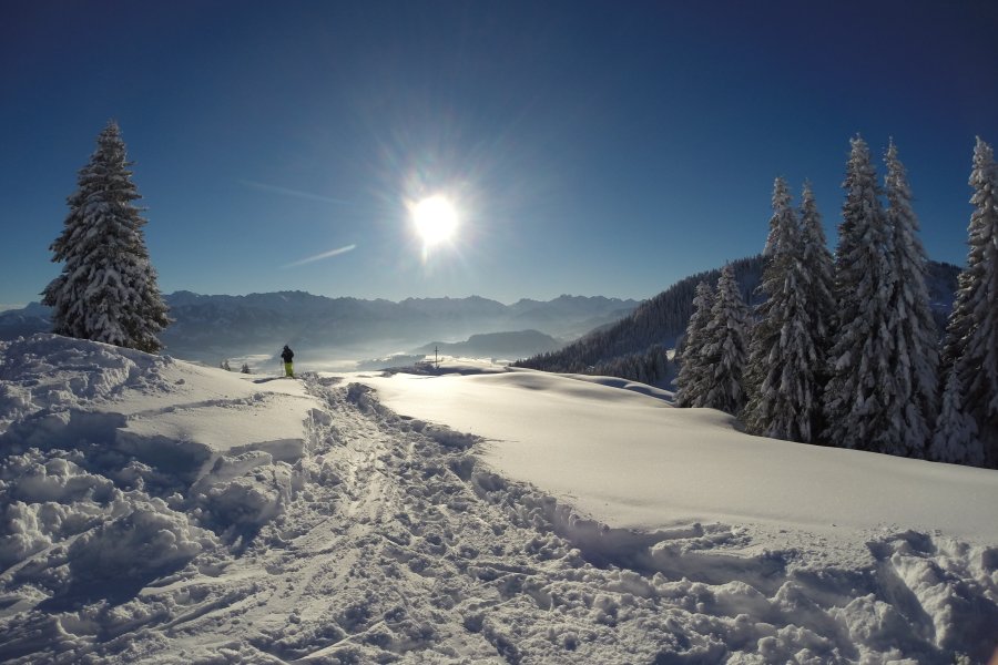 Skifahren in Ofterschwang