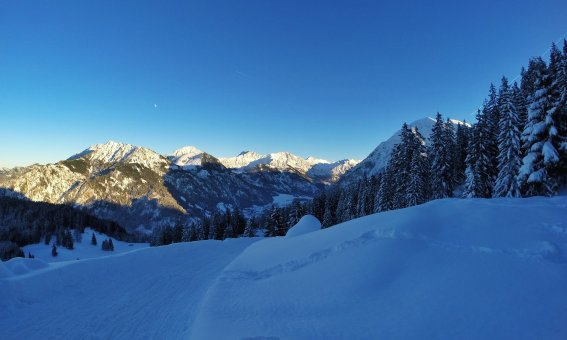 An der Bergstation der Hornbahn in Bad Hindelang