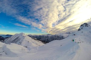 Zwischen Fellhorn und Kanzelwand im Zweiländer-Skigebiet