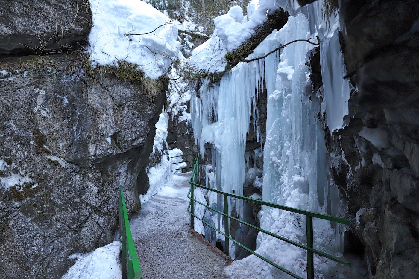 Winter in der Breitachklamm