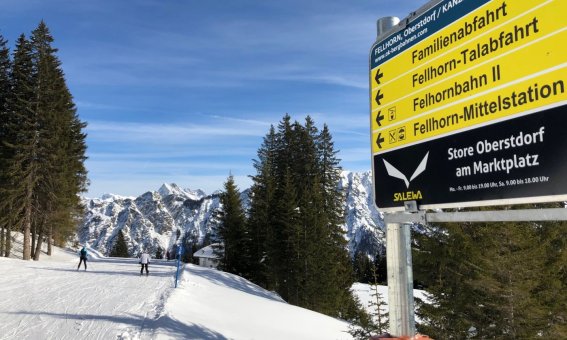 Skigebiete Fellhorn Kanzelwand, Familienabfahrt