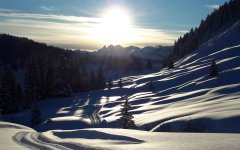 Auf dem Weg zur Burgl-Hütte