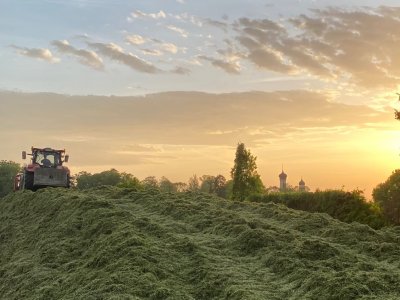 Silo Sonnenuntergang