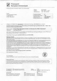 Freistellungsauftrag Handwerkerleistung