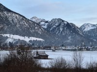 Ausblick im Winter auf Oberstdorf