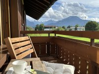 Blick vom Balkon