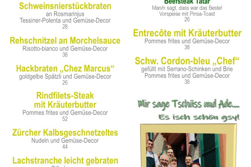 Mittagstisch