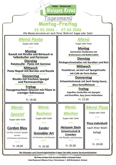 Menü 23.03.-27.03.2026.