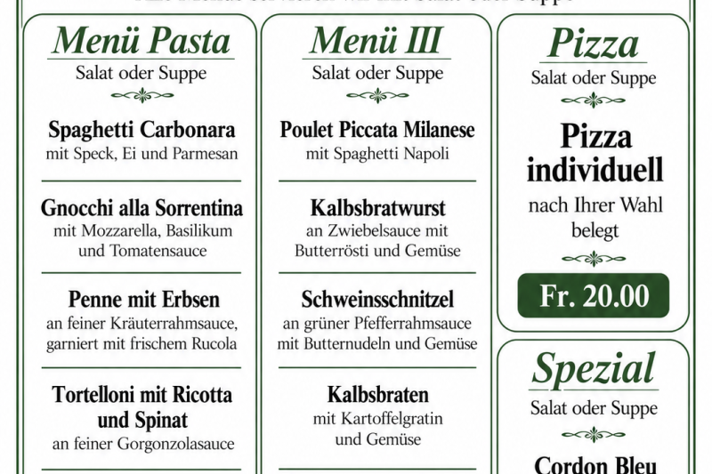 Kreuz menu 19.10.26