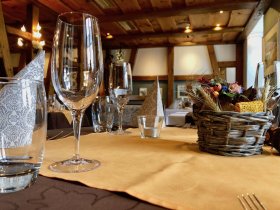 Restaurant Weisses Kreuz in Breitenbach Innenaufnahme