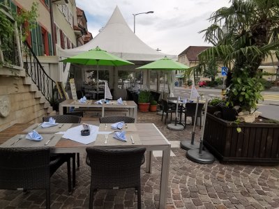 Gartenterrasse Hotel Weisses Kreuz Breitenbach