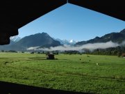 Freier, unverbauter Panoramablick auf den Allgäuer Hauptkamm