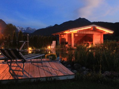 Sonnenuntergang Landhaus In d´r Wies