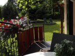 Balkon mit direktem Zugang zum Garten