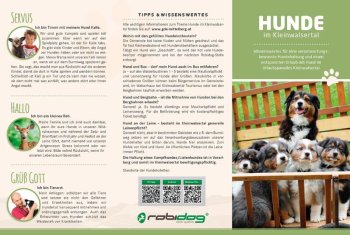 Alle Infos rund um den Urlaub mit Hund im Kleinwalsertal