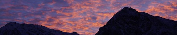 Sonnenuntergang im Winter | Landhaus Milena Obermaiselstein