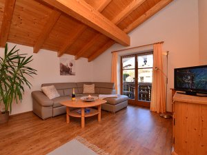 Wohnzimmer in Wohnung II im Landhaus Milena in Obermaiselstein / Allgäu
