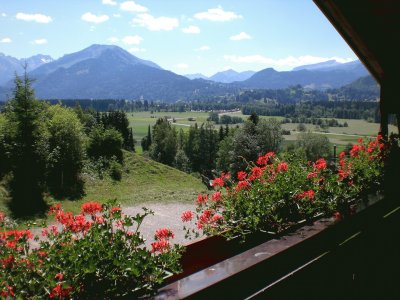 Aussicht vom Balkon - Söllerblick