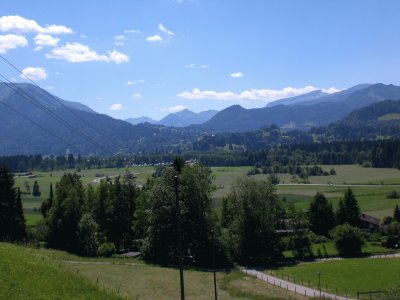 Balkonblick ins Walsertal und zum Ifen