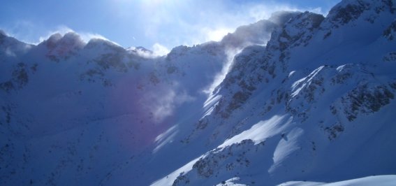Winter-Bergkamm