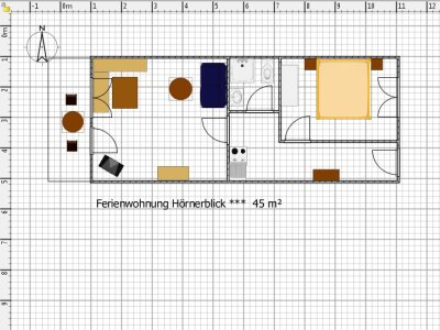 Grundriss Fewo Hörnerblick