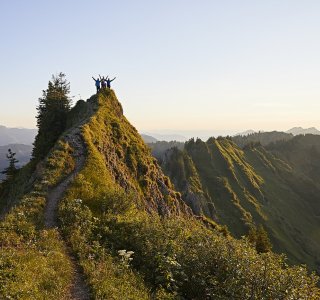 Beeindruckende Gratwanderung